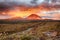 Sunset at Mt Ngauruho, New Zealand