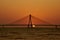 Sunset at Mumbai Sea link