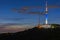 Sunset at Namsan Tower in Seoul,South Korea.