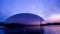 The sunset of National Grand TheatreBeijing National Center for the Performing Arts in Beijing,Chinan