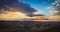 Sunset near Consuegra, Castile-La-Mancha, Spain