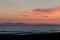Sunset near Westport Lighthouse State park