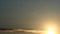 Sunset nice evening time lapse video background