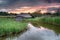 Sunset on the Norfolk Broads