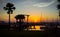 Sunset at The Ocean Marina Yacht Club.