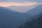 Sunset at Oconoluftee Overlook Sunset at Great Smoky Mountains National Park.