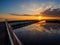 Sunset at the Ogden Point breakwater, Victoria BC