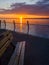 Sunset at the Ogden Point breakwater, Victoria BC