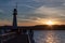 Sunset at the Ogden Point Lighthouse
