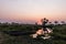 Sunset in the Okavango Delta