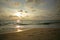 Sunset over Alleppey Beach