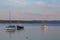 sunset over Ammersee near Munich in Bavaria Germany