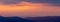 Sunset over Appalachian Mountains