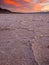 Sunset over badwater basin