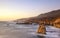 Sunset over Big Sur Coastline at Garrapata State Park, near Monterey and Carmel, central California, USA