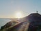 Sunset over the breakwater