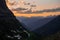 Sunset Over Camas Range from Logan Pass