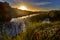 Sunset over Carmel River