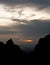 Sunset over Chisos Basin