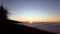 Sunset over clouds near Teide volcano, Tenerife, Canary Islands, Spain