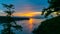 Sunset Over Deception Pass, Washington