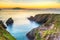 Sunset over Dunquin bay on Dingle Peninsula