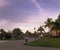 Sunset over an exclusive resort in Varadero