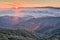 Sunset over Fremont Peak State Park.