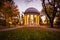 Sunset Over Glowing DC War Memorial Building Afternoon Autumn Outdoors Beautiful