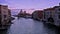 Sunset over Grand Canal and Basilica di Santa Maria della Salute, Venice, Italy