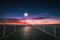 Sunset over Grange jetty, Adelaide, South Australia