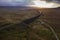 Sunset over Iconic Yorkshire Landmark Ribblehead Viaduct