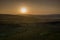 Sunset over Iconic Yorkshire Landmark Ribblehead Viaduct