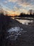 Sunset over an idyllic stretch of the South Platte River in the Atwood State Wildlife Area
