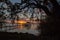 Sunset over Indian River, Melbourne Beach, Florida