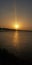 Sunset over the  indus river in sindh