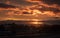 Sunset Over Industrial Rooftop, London, England