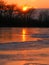 Sunset over Kishwaukee River