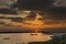 Sunset over the Kornati Islands