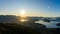 Sunset over Lake Nahuel Huapi