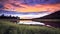 sunset over lake - panoramic view- sky scenics - nature 2018