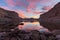 Sunset over Last Chance Bay Lake Powell, Utah