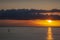 Sunset Over Legoe Bay on Lummi Island, Washington.
