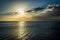 Sunset over Manila Bay, seen from Pasay, Metro Manila, The Philippines.