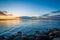 Sunset over Manila Bay, seen from Pasay, Metro Manila, The Philippines.