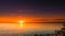 Sunset over the Markermeer in Holland