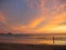 Sunset over Mazatlan Beach