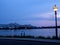 Sunset over the Mississippi River at Natchez under the Hill