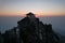 Sunset over Mount Pilchuck Lookout Tower in Washington State