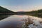 Sunset over Mt Hood at Trillium Lake